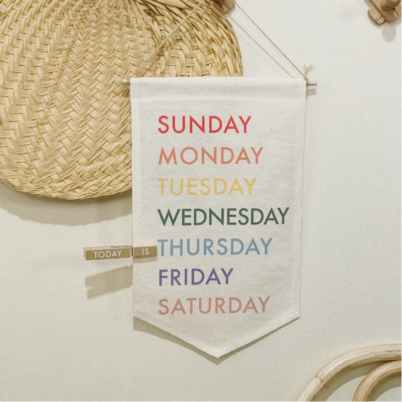 Days of the Week Banner